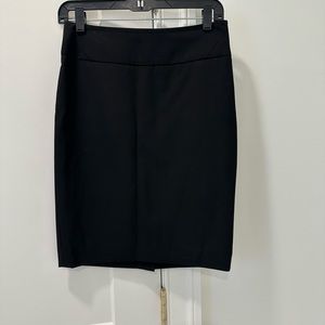 Black pencil skirt